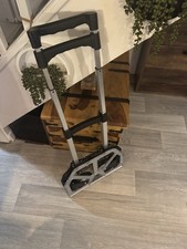 Aluminium Folding Foldable Hand Trolley, 75kg Load Capacity