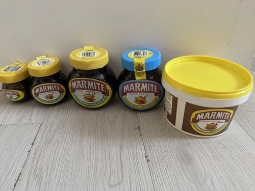 Marmite various empty - marmite,