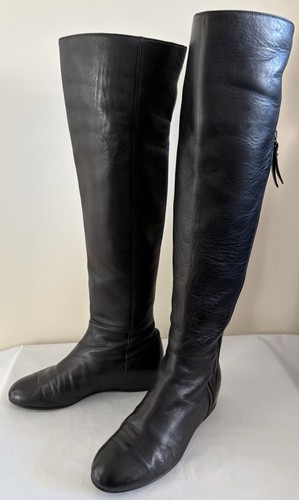 Stuart weitzman black leather - stuart,