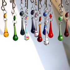 12 Pcs Raindrop Crystal