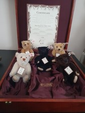 Steiff UK Baby Bears Set 1989 - 1993 Limited Edition 1847 Pieces