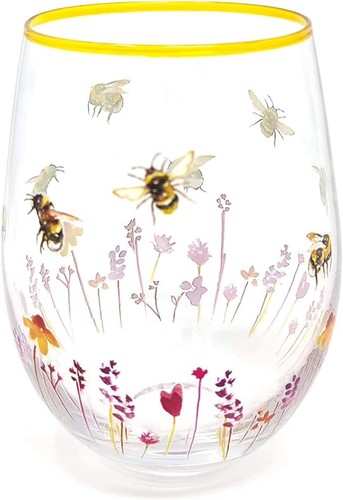 Leonardo busy bees gin glass - bees,