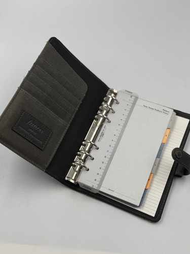 Filofax urban slate - slate, waxed