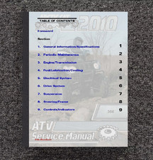 366 ATV WORKSHOP SERVICE