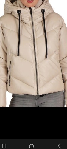 Zara faux leather hooded - zara,