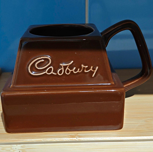 Cadbury brown square ceramic - cadbury,
