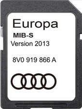GENUINE Audi Navigation SD Card MIB-S 2013 A3 A1 Q3 Sat Nav Maps 8V0919866A