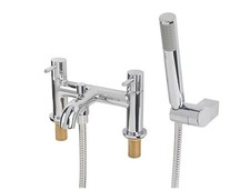 SWIRL OLA DECK-MOUNTED BATH/SHOWER MIXER CHROME (3619C)