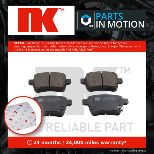 Brake pads set fits - brake,