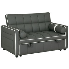 HOMCOM 2 Seater Pull Out Sofa