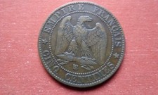FRANCE 1864 BB 10 CENTIMES