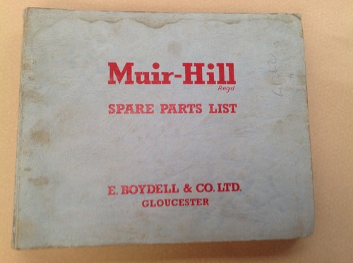 Muir hill bd8 tractor - hill,