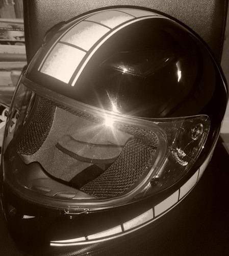 Reflective speed helmet tank - reflective, helmet/tank
