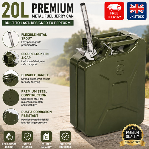 20l metal jerry - metal, can