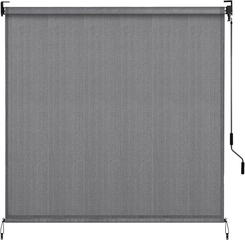 Patio roller sun shade - roller, up