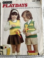 Vintage Patons Knitting