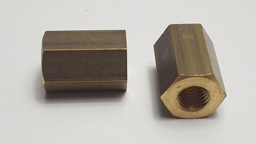 Long brass manifold - manifold, nuts