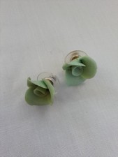 Rosebud  Stud Earrings  Silver