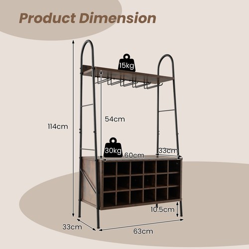 Industrial detachable wine bar - industrial,