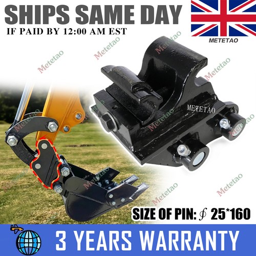 Black mini digger quick hitch - mini,