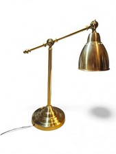 IKEA BAROMETER Brass Desk Lamp B1021 – Adjustable Arm – Classic Vintage Style