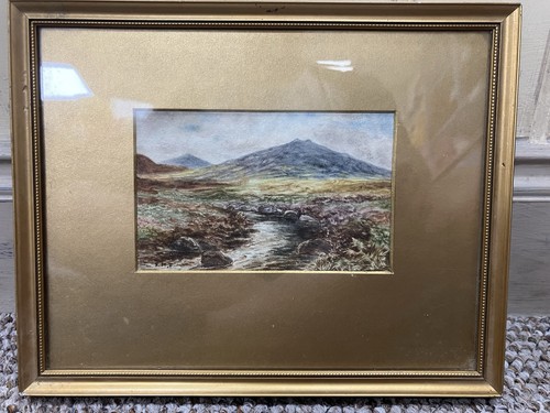 Vintage antique watercolour - vintage/antique,