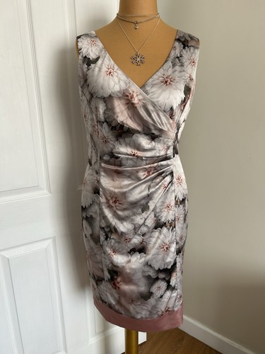Kaliko silk look floral - silk, dress