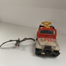 Rare Jurassic Park World Jeep Wrangler JP18 Fallen Kingdom Car & dinosaur 2018 