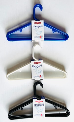 Hangers plastic clothing - 8, pc