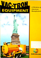 5 x Original US VAC-TRON SLURRY VACUUM TANKER & Equipment Leaflet Brochure 