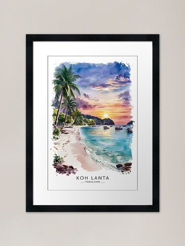 Koh lanta thailand - koh, framed