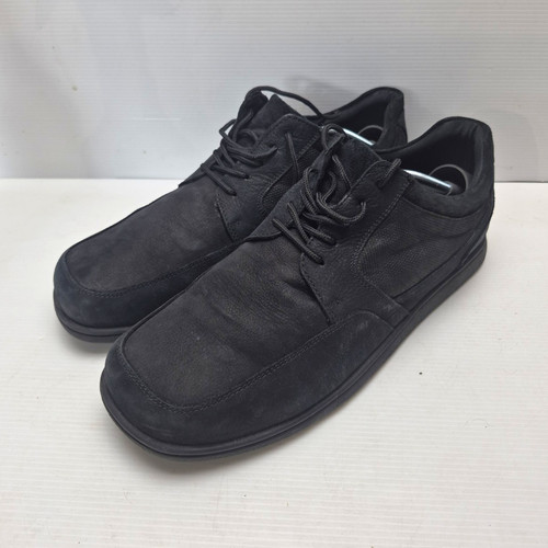 Kangol black leather casual - black,