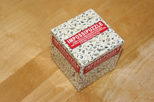 Impossipuzzle scrabble jigsaw - scrabble,