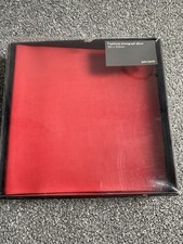 Two x John Lewis Traditional Photo Album in Red Leather 300mm x 300mm 