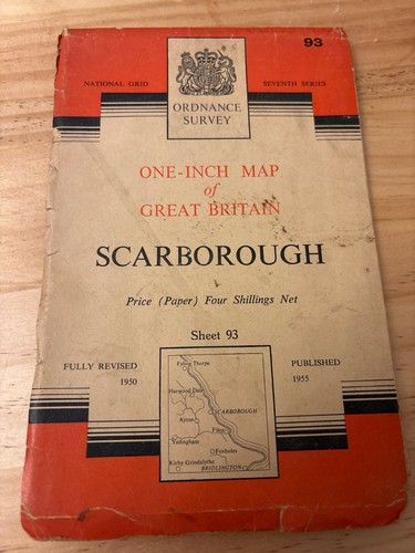 Ordnance survey one inch - one-inch, map