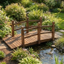Wooden garden bridge - 5, ft