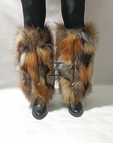 Luxury real fox - fur, leg