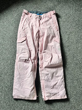 womens Westbeach pink ski trousers L ex cond insulated dry zone basecamp