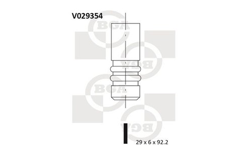 Bga v029354 exhaust valve - bga,