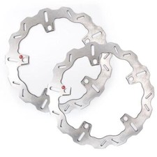 Pair of front brake discs