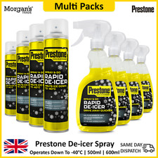 Prestone Rapid Car De Icer Aerosol Spray Melts Window Windscreen Ice Snow Frost
