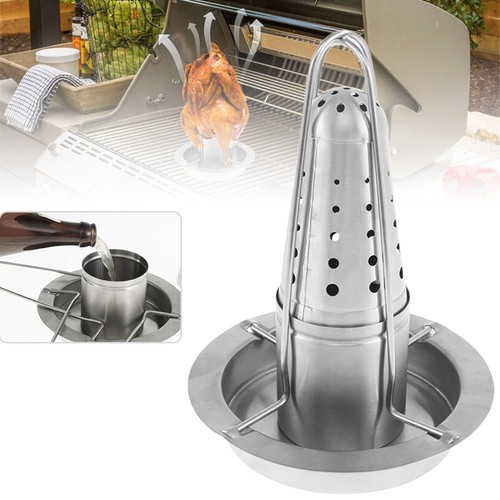 Bbq beer can chicken roaster - beer,
