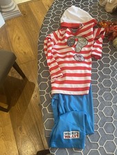 Costumes: Where Is Wally Outfit Size 5-6 Years