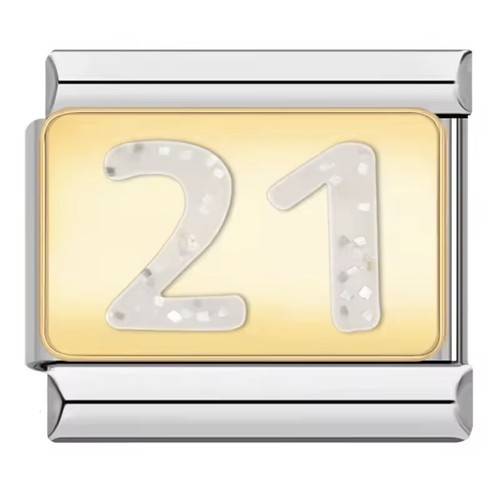 Gold enamel 21st - ,