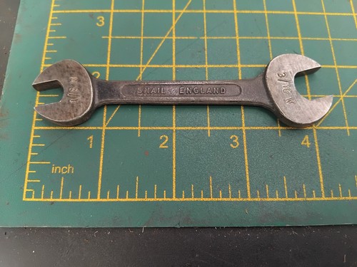 Vintage snail brand spanner - vintage,