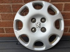 Single Peugeot 206 14" Wheel Trim Genuine Original Hub Cap
