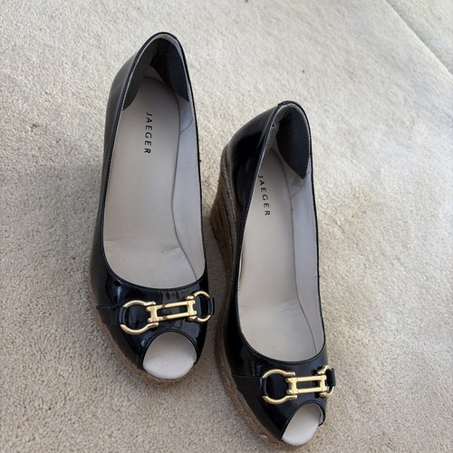 Jaeger black patent leather - jaeger,