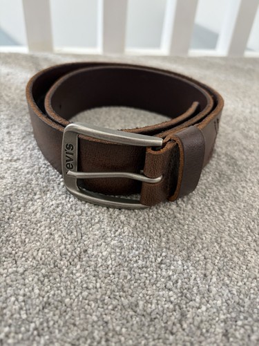 Levi men brown leather - brown,