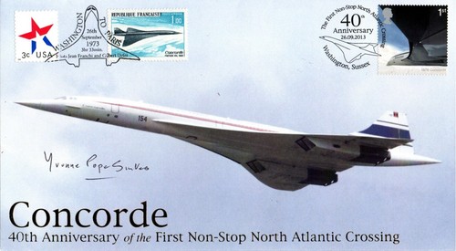 Concorde atlantic crossing fdc - atlantic,