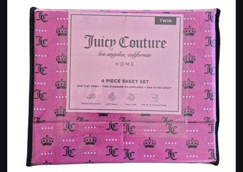 Juicy couture sheet set twin - juicy,